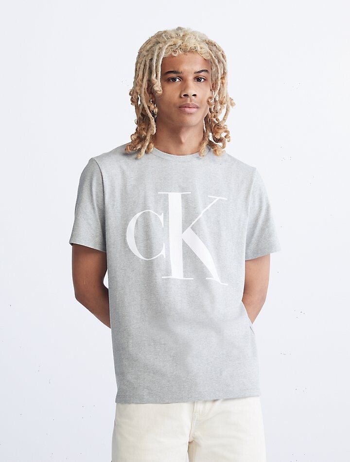 

Футболка Calvin Klein Monogram, серый
