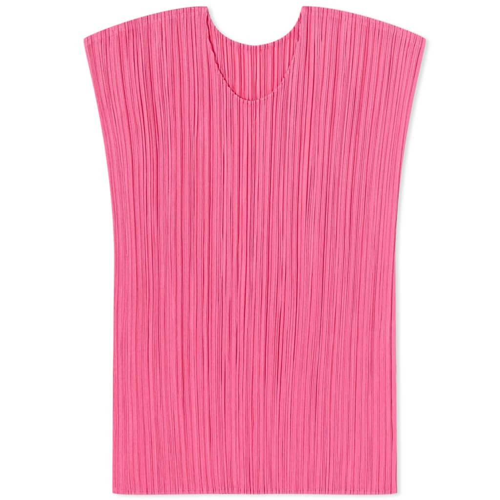 

Pleats Please Issey Miyake Pleats T-Shirt, pink, Розовый