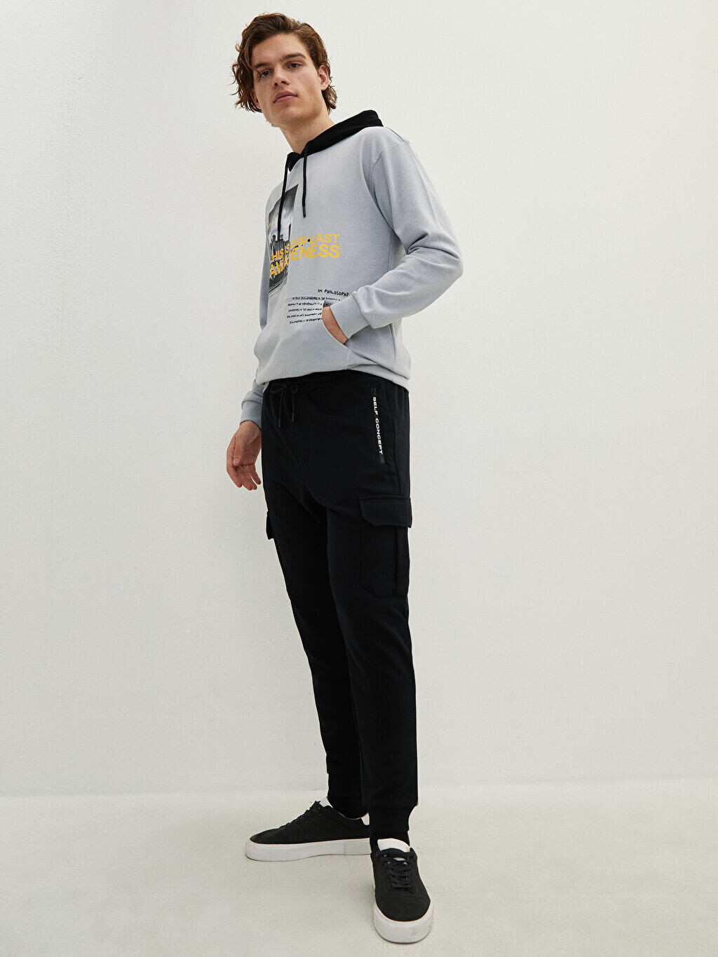 

Мужские спортивные штаны Slim Fit карго LCW Casual, Черный