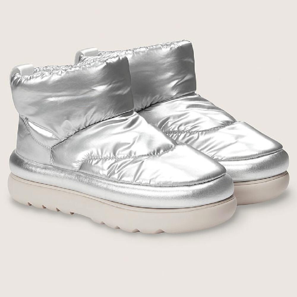 

Дутики UGG Classic Maxi Mini, серебристый