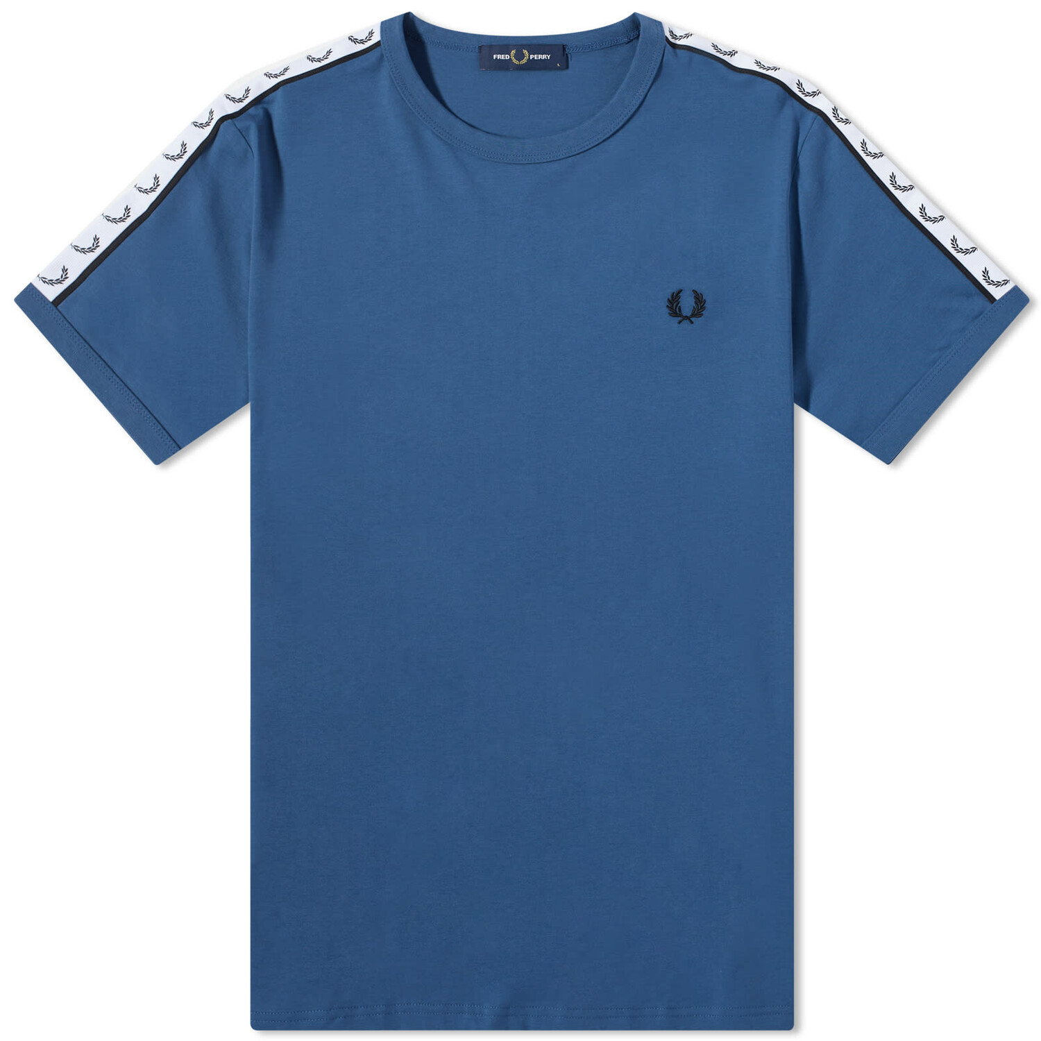 

Футболка Fred Perry Taped Ringer, синий