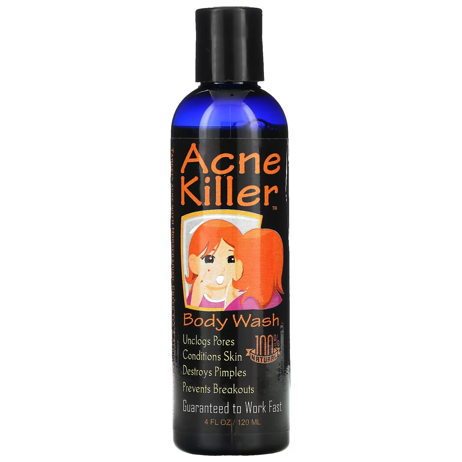 

Greensations, Acne Killer, гель для душа 4 жидких унции (120 мл)