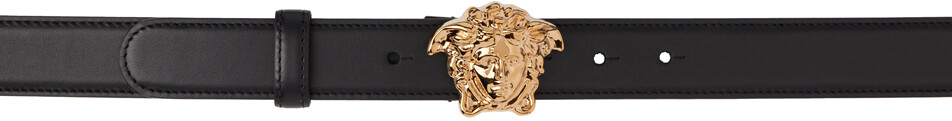 

Черный ремень \Ла Медуза\"" Versace