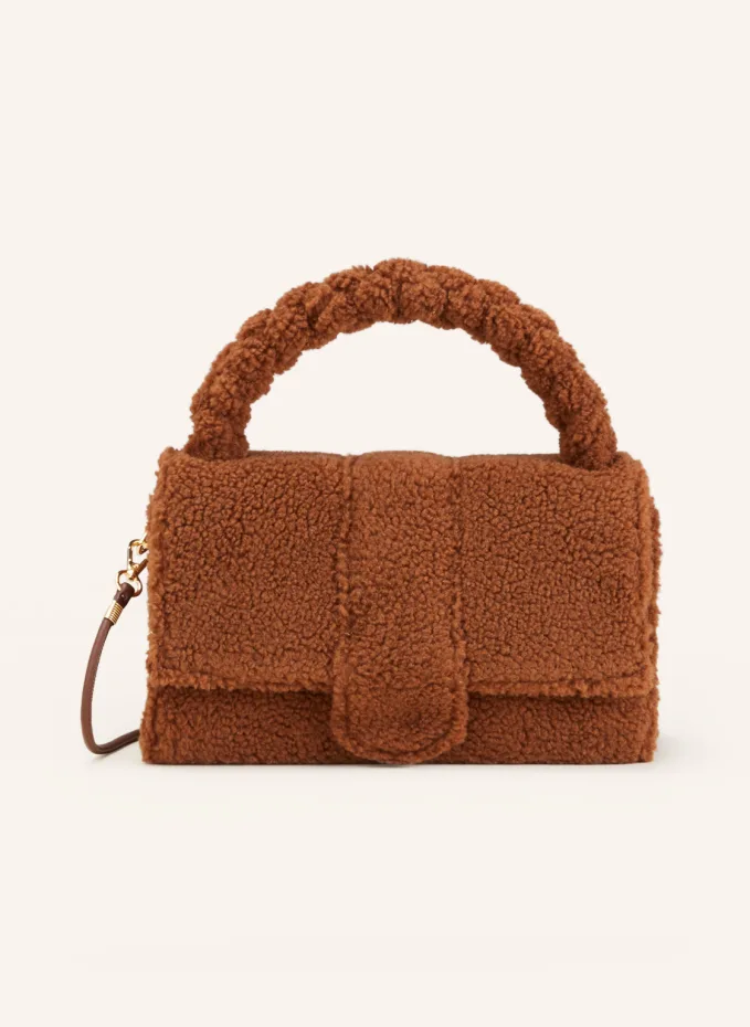 

Сумочка zurigo teddy из меха тедди Viamailbag, коричневый