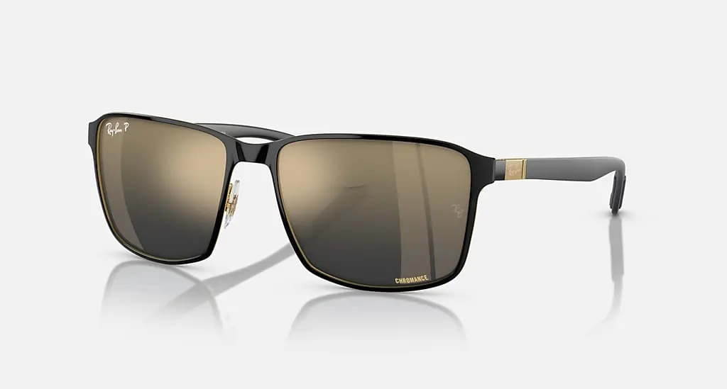 

Солнцезащитные очки Ray-Ban RB3721CH CHROMANCE, синий/золотой