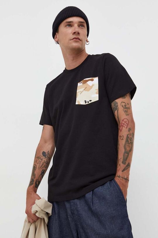 

Хлопковая футболка Tommy Jeans, черный
