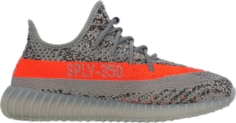 Кроссовки Adidas Yeezy Boost 350 V2 Kids 'Beluga Reflective', серый - фото