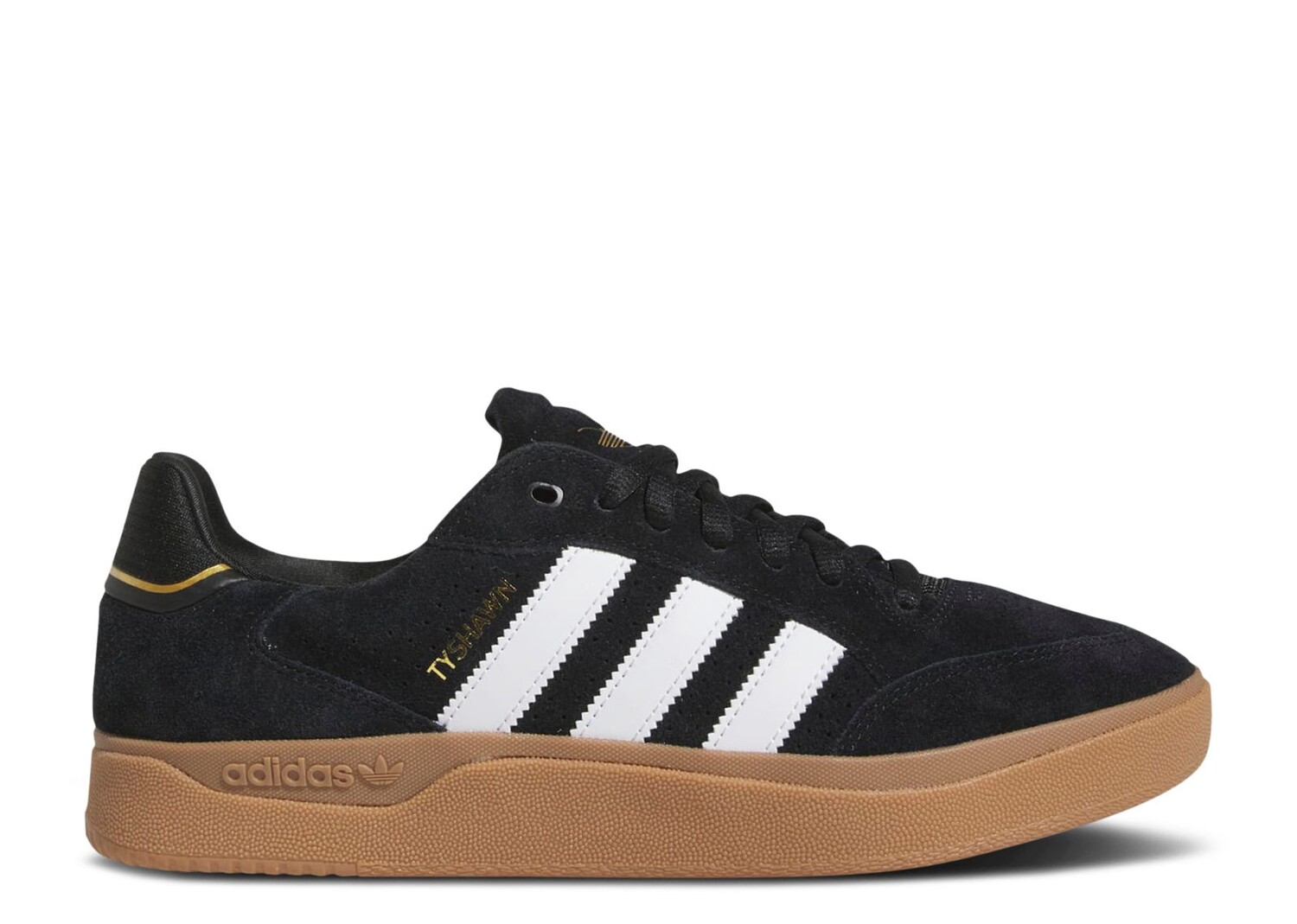 

Кроссовки adidas Tyshawn Remastered 'Black White Gum', черный