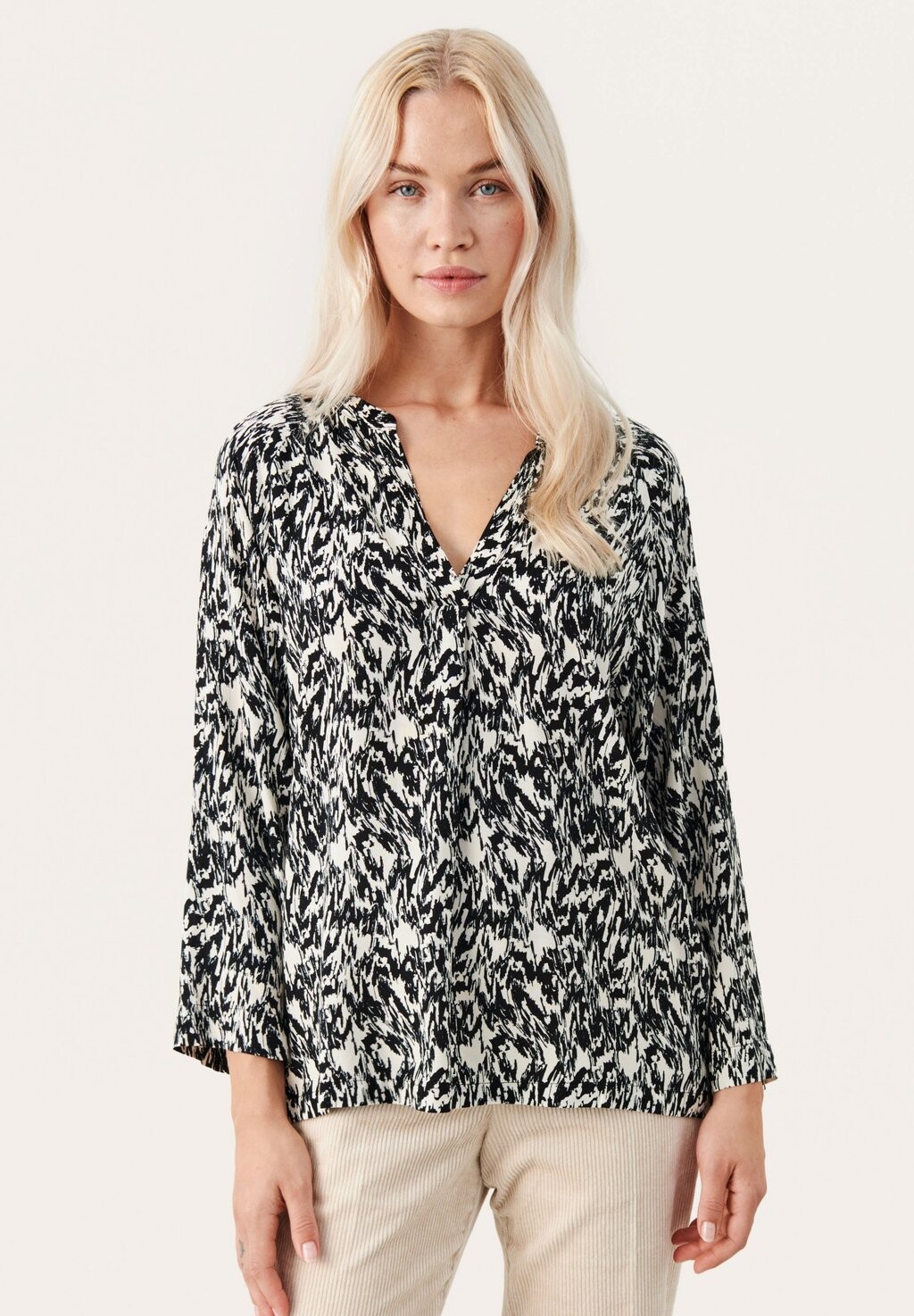 

Блуза Part Two PETINEPW BL, цвет black texture print