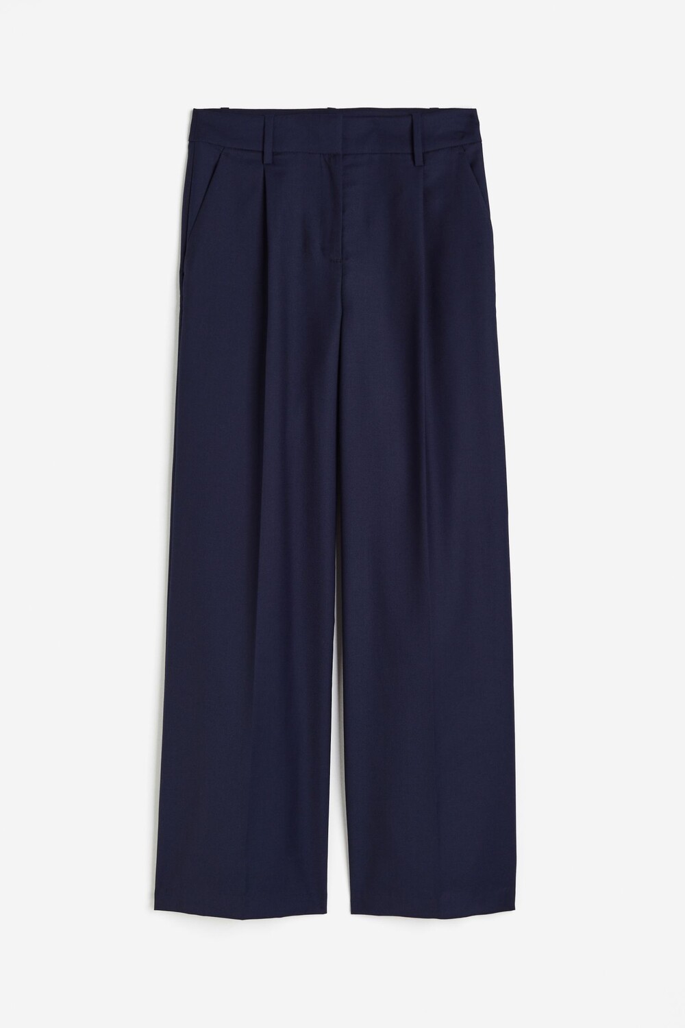 

Брюки H&M Wide-leg, темно-синий
