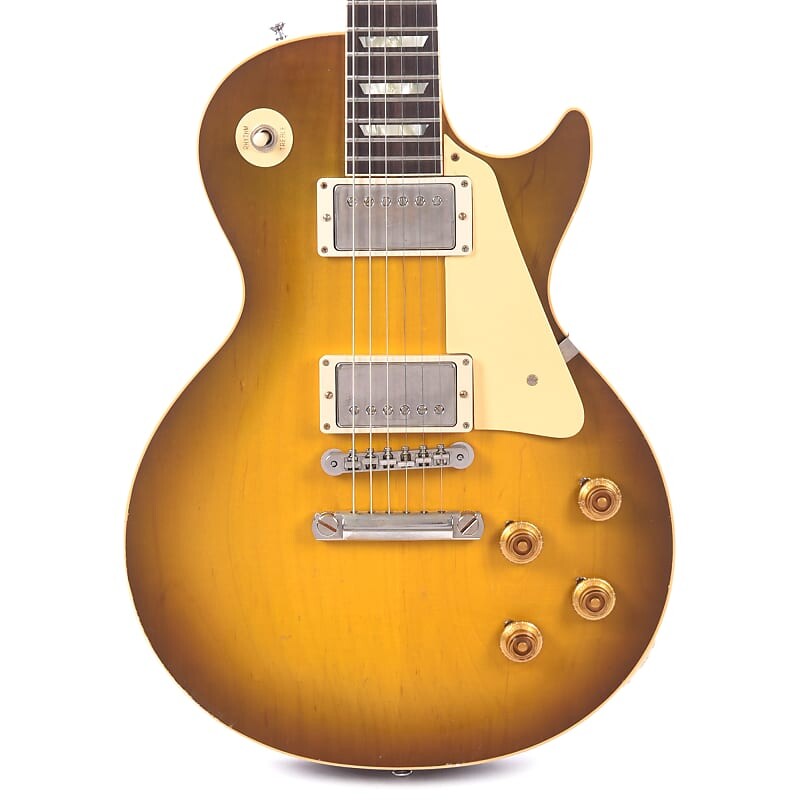 

Gibson Custom Shop 1958 Les Paul Standard "CME Spec" Green Lemon Murphy Lab Light Aged с грифом 60 V2 (серийный номер CME01814)