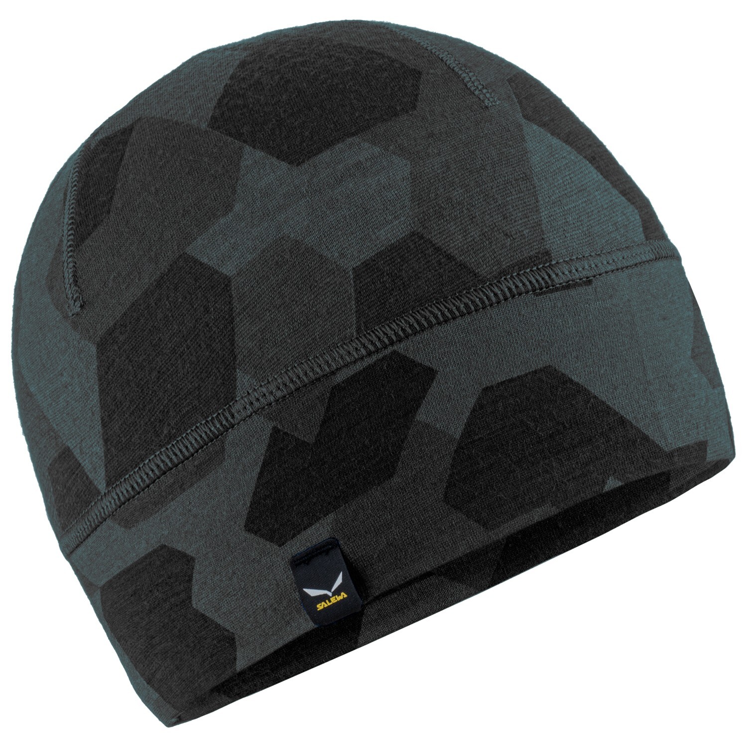 

Шапка Salewa Cristallo Beanie, цвет Black Out Camo