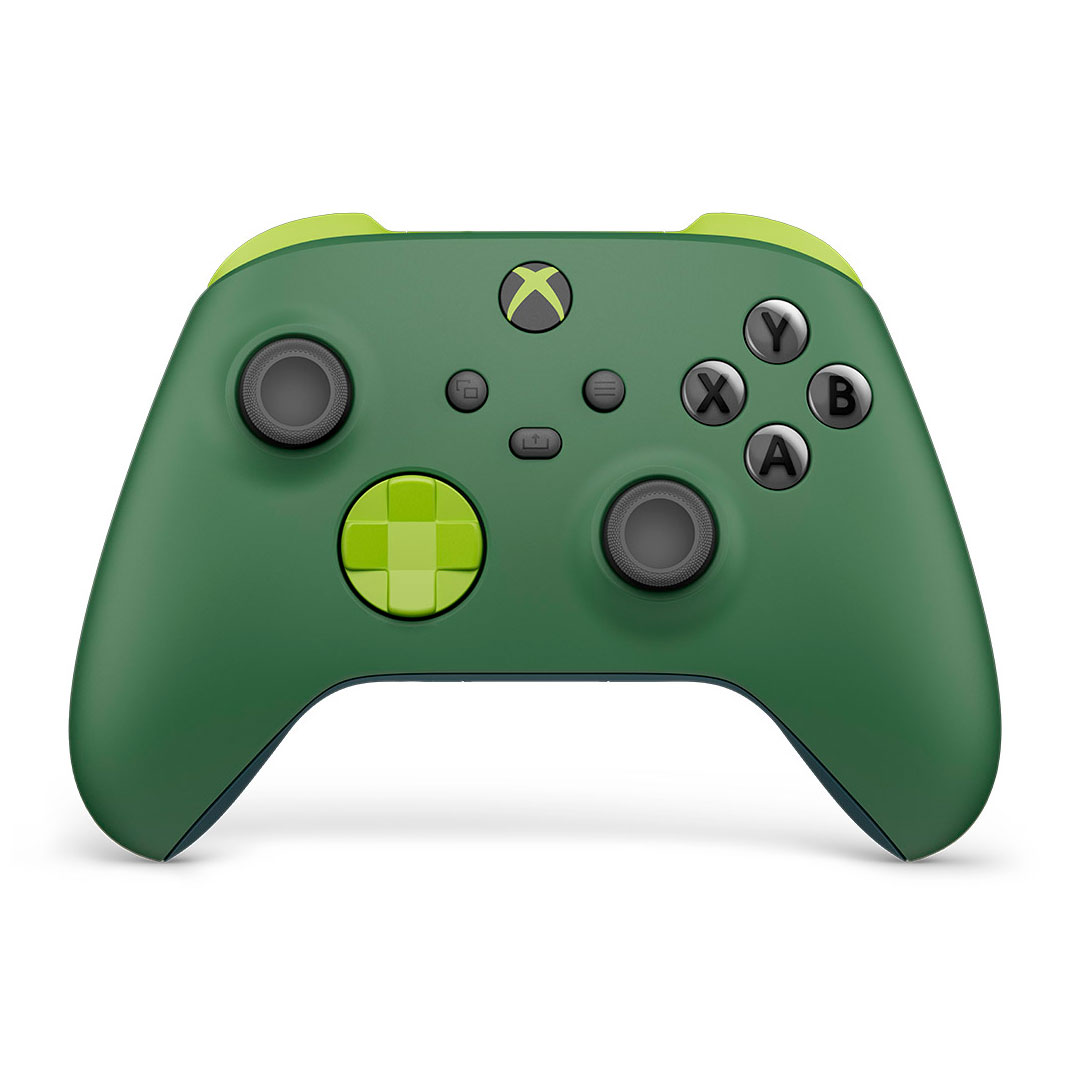 Беспроводной геймпад Microsoft Xbox Remix Special Edition, зеленый xbox игра microsoft minecraft dungeons ultimate edition