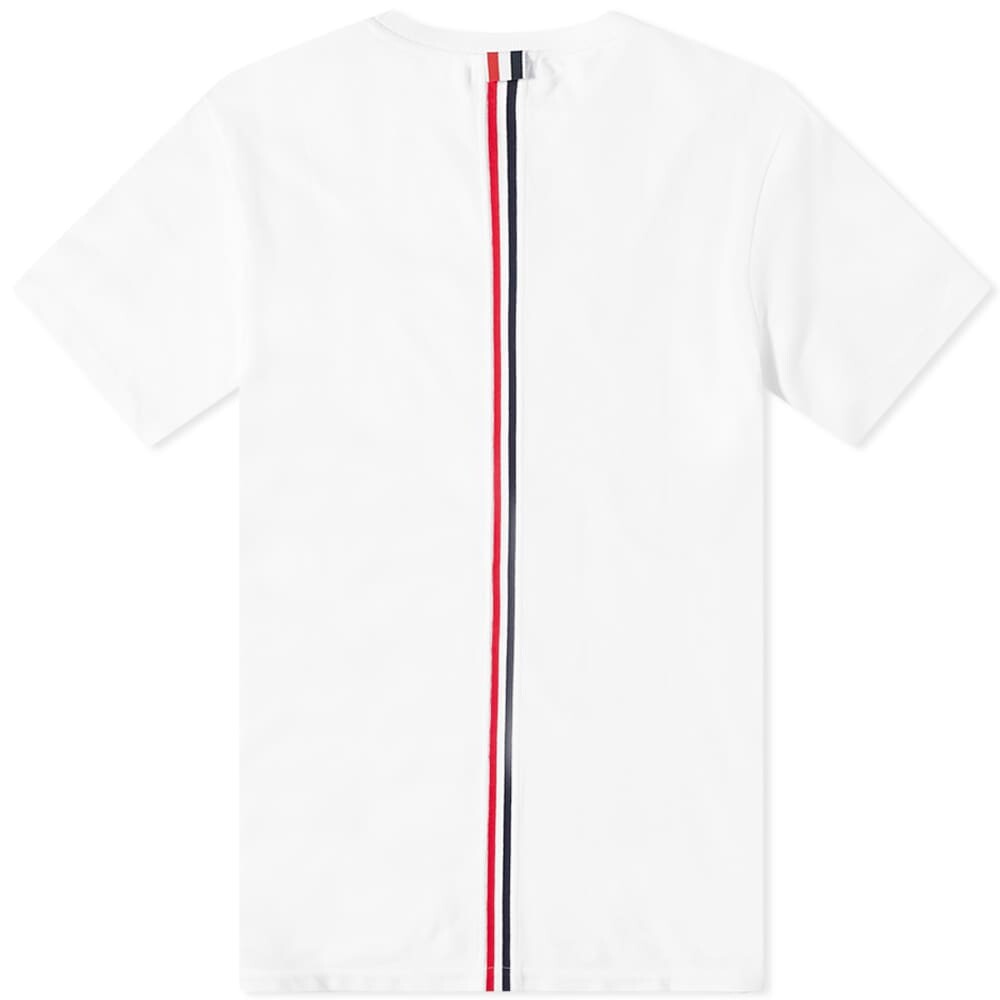 

Футболка Thom Browne Back Stripe Pique Tee, Белый