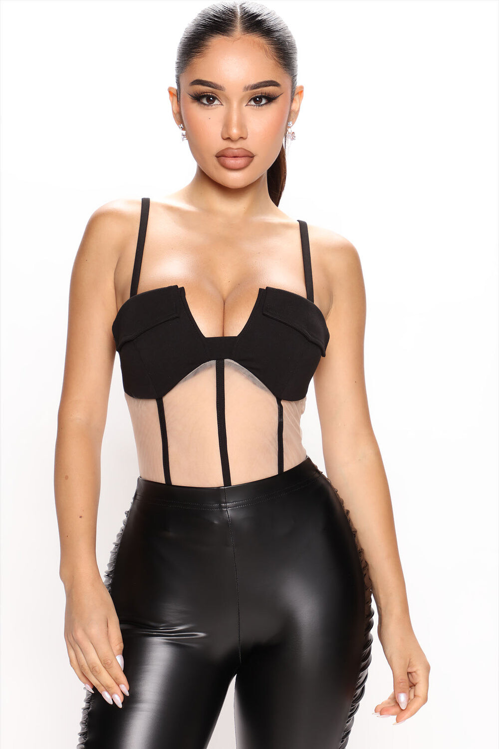 

Боди Fashion Nova 74669E, черный