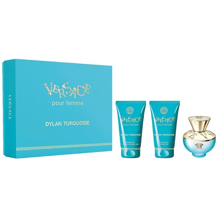 Versace Dylan Turquoise EDT Women Gift Set 1.7oz Spray - Pack of 3