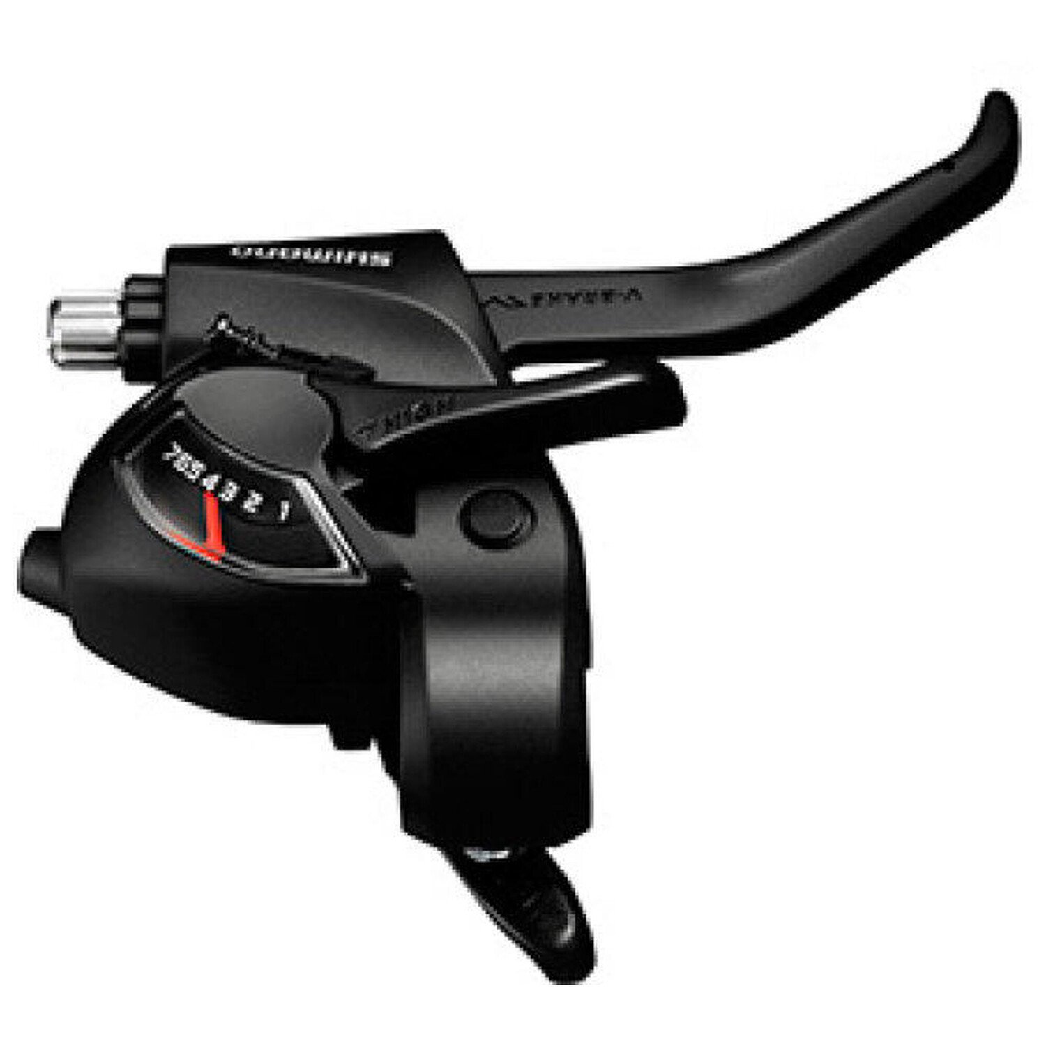 

Рычаг переключения передач и заднего тормоза 7v Shimano ST-EF41, черный / черный / черный