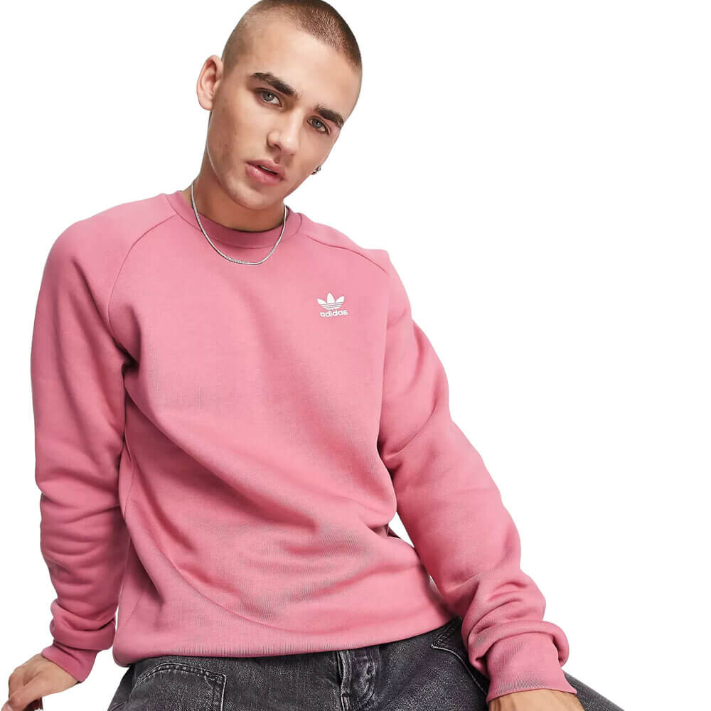 

Свитшот Adidas Originals Trefoil Essentials Logo, розовый