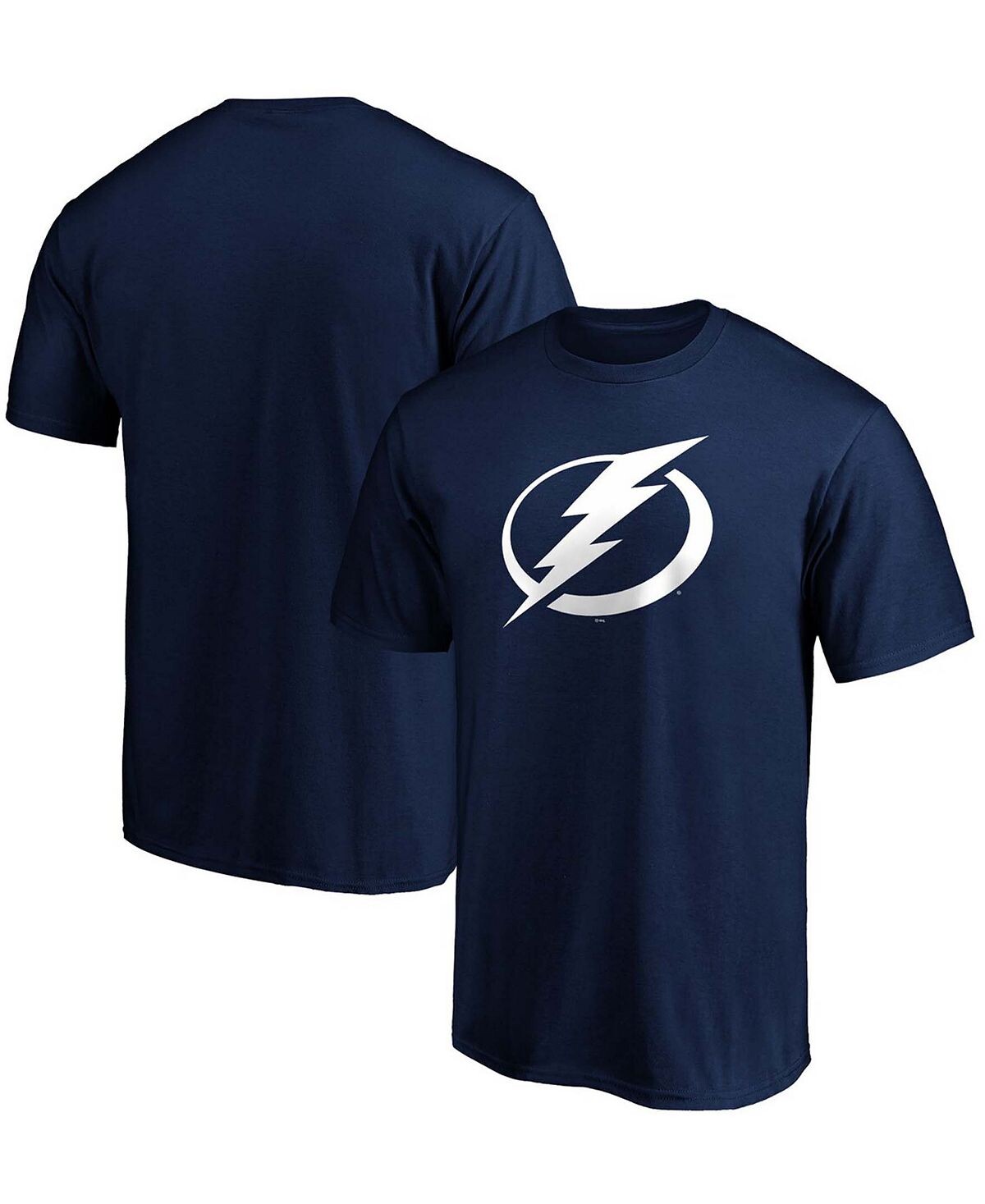 

Мужская синяя футболка с логотипом tampa bay lightning team primary Fanatics, синий