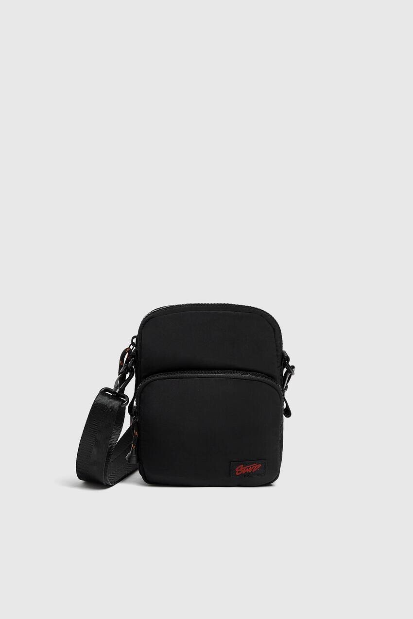 

Сумка через плечо STWD Pull&Bear, черный