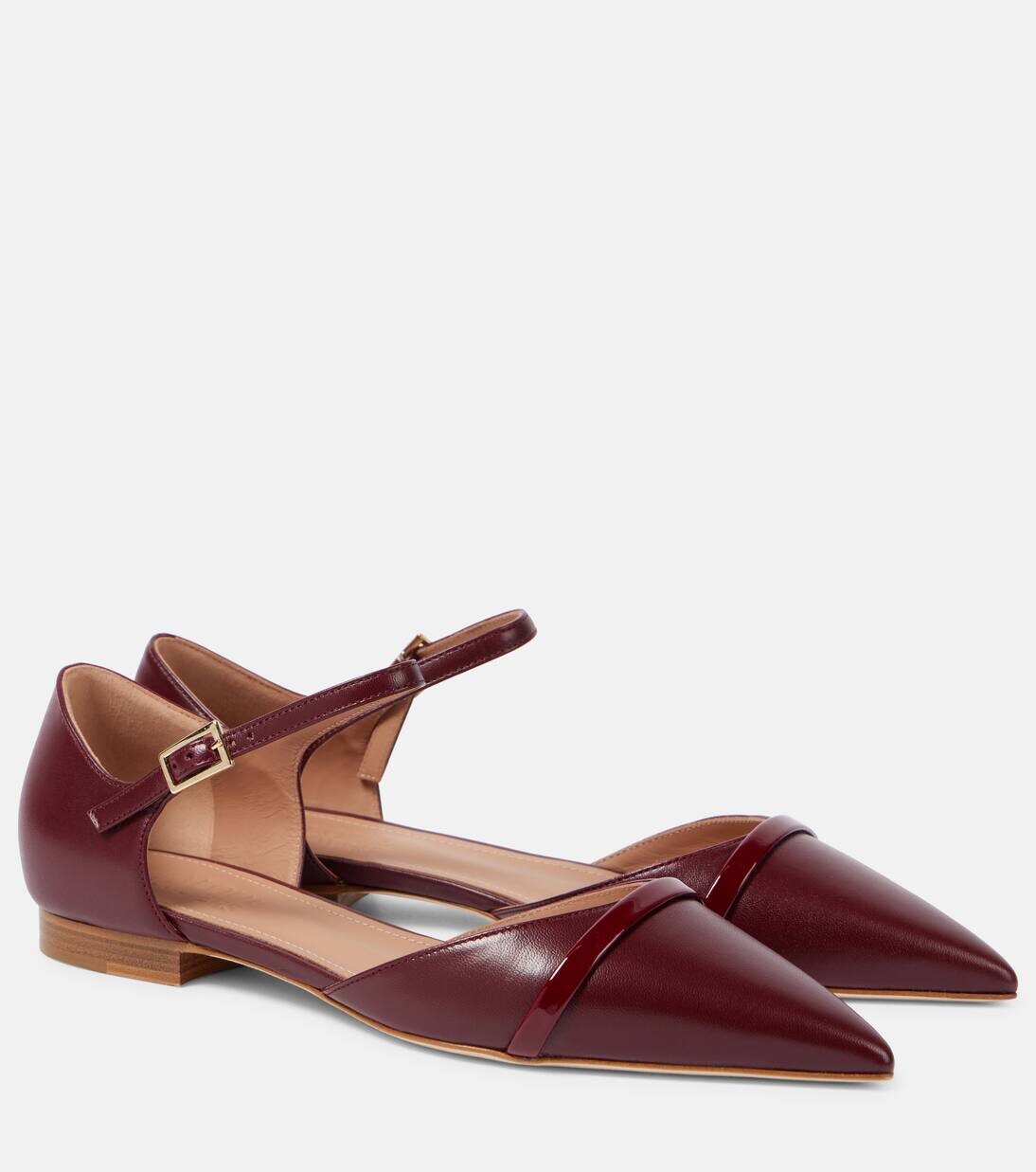 

Туфли Мэри Джейн из кожи Ulla Malone Souliers, цвет rosewood/rosewood