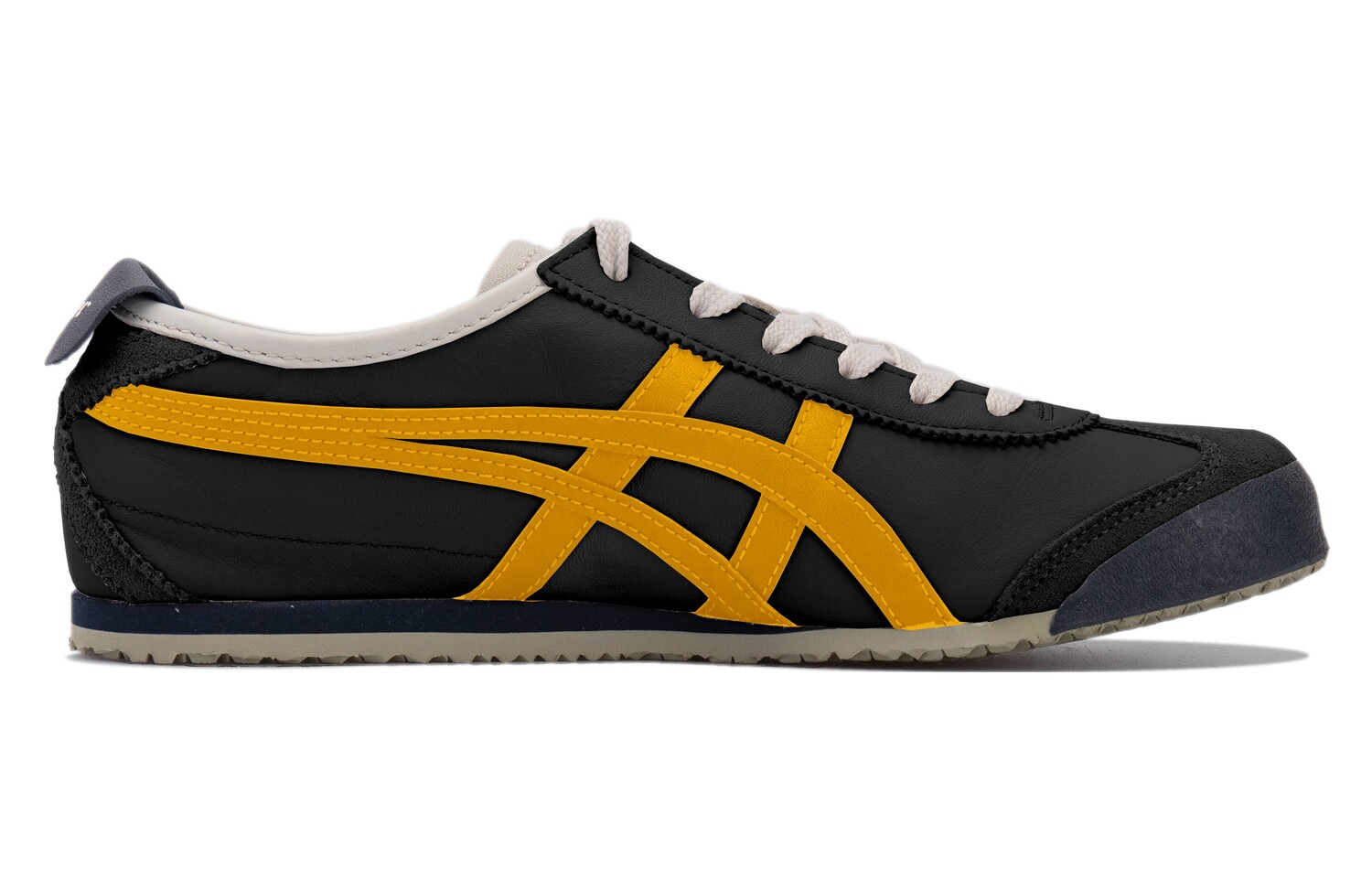 

Кроссовки Onitsuka Tiger MEXICO 66 Skateboarding Shoes Unisex Low-top Black/yellow, черный/желтый