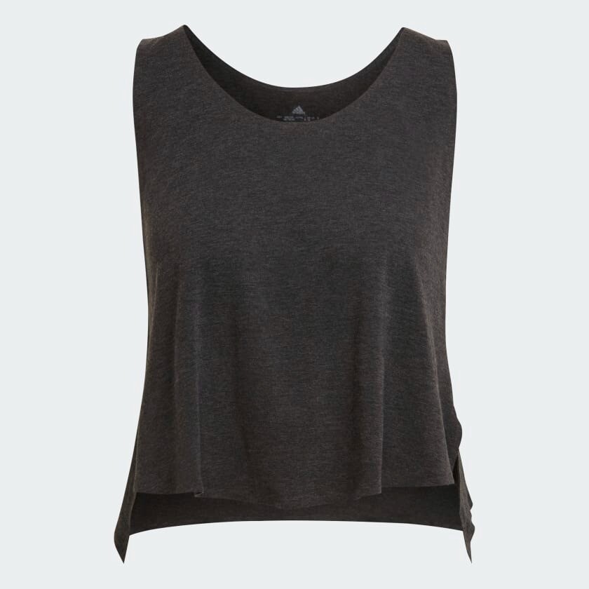 

Топ Adidas Training Studio Novelty Reversible Back-to-front Tank, серо-черный