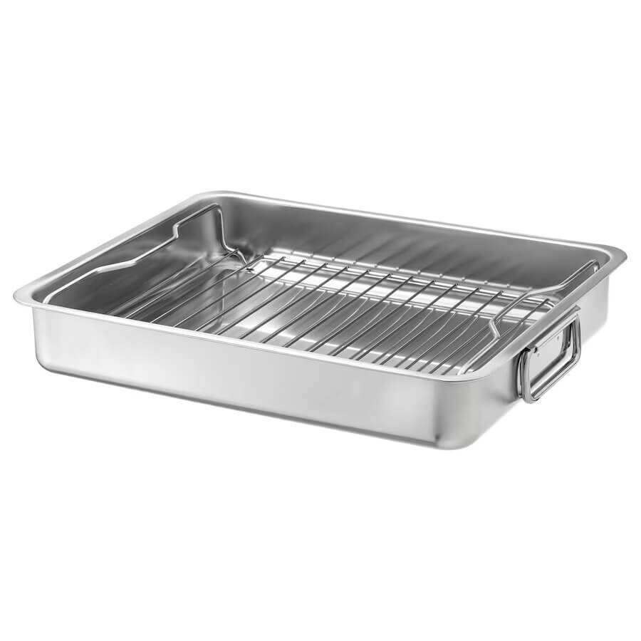 

Форма для запекания Ikea Koncis 40x32, нержавеющая сталь