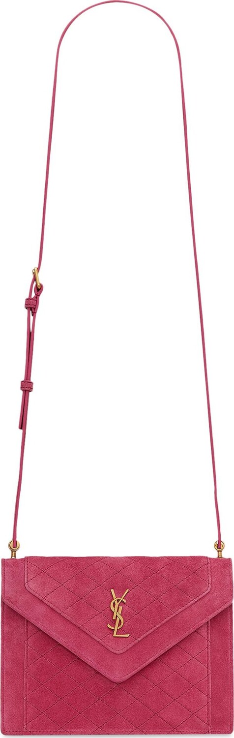 

Сумка Saint Laurent Mini Gaby Monogram Satchel Bag Rose, розовый