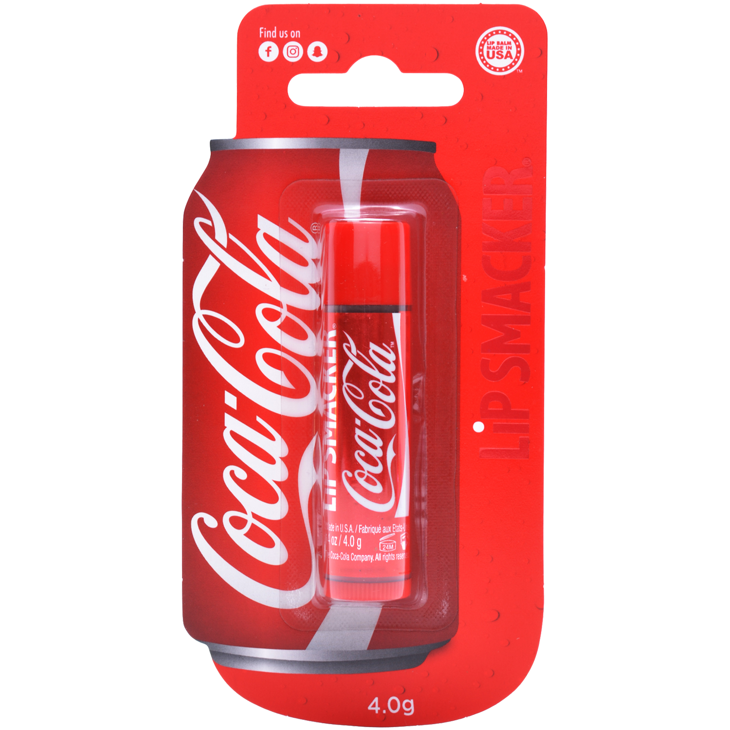 цена Lip Smacker Coca-Cola Classic помада, 4 г