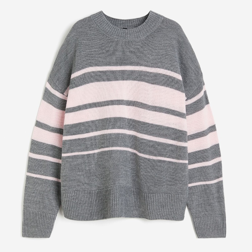 

Свитер H&M Jacquard-knit, серый