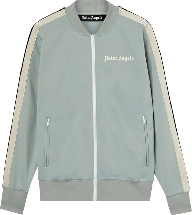 Куртка Palm Angels Bomber Track Jacket 'Grey/Off White', серый - фото