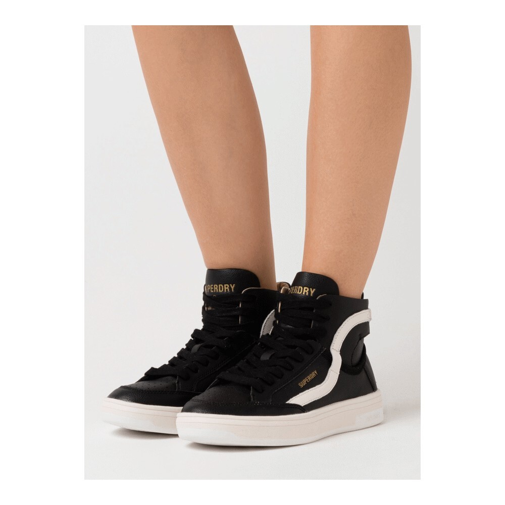 

Кроссовки Superdry Basket Lux, black/white