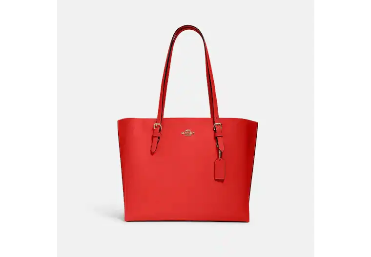 

Сумка Coach Mollie Tote, красный