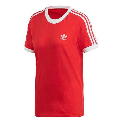 Футболка Adidas originals 3 STR TEE Sports Short Sleeve Red, Красный
