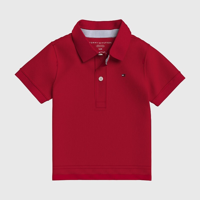 

Футболка-поло Tommy Hilfiger Babies' Solid, красный