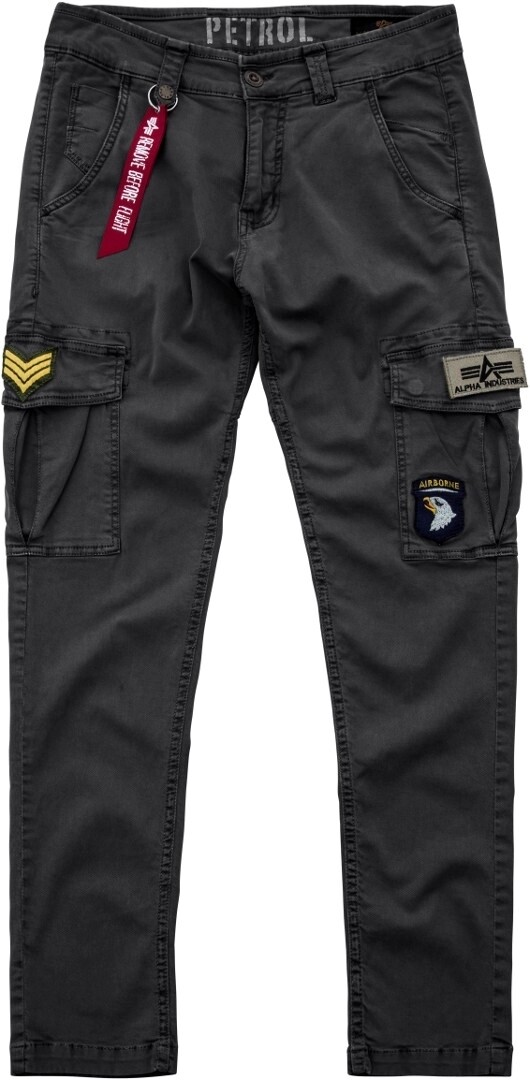 

Брюки Alpha Industries Petrol Patch, темно-серые