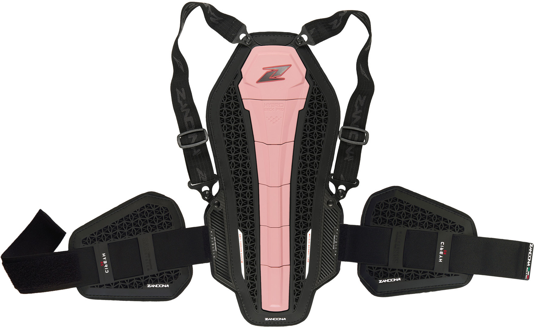 Защита Zandona Hybrid Back Pro RS X6 спины, розовая