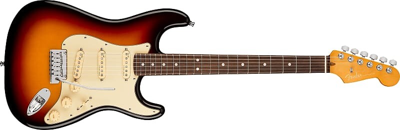 

Fender American Ultra Stratocaster, гриф из палисандра, отделка Ultraburst с корпусом AMULTRASTRATRWULTRBST