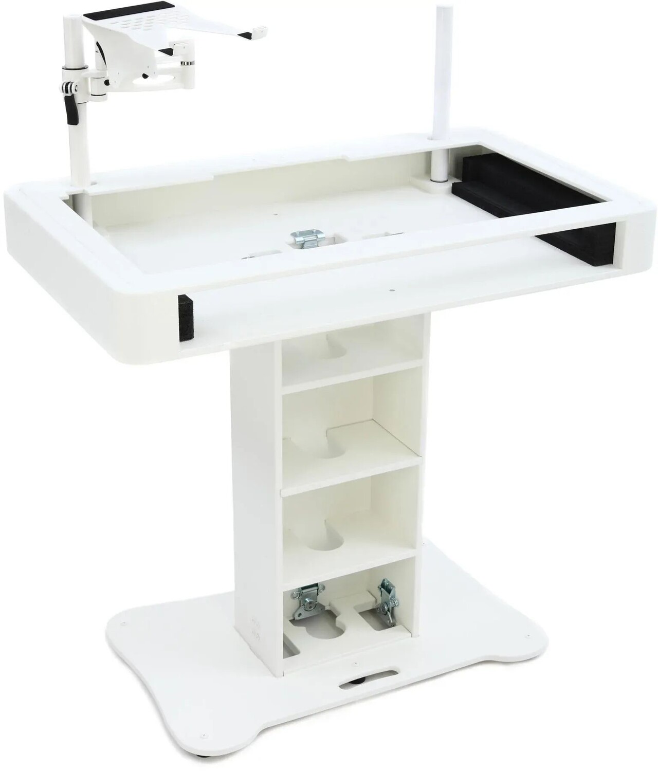 

DJ-подиум ProX XZF-DJCT-W-CASE с двумя дорожными чехлами — белый