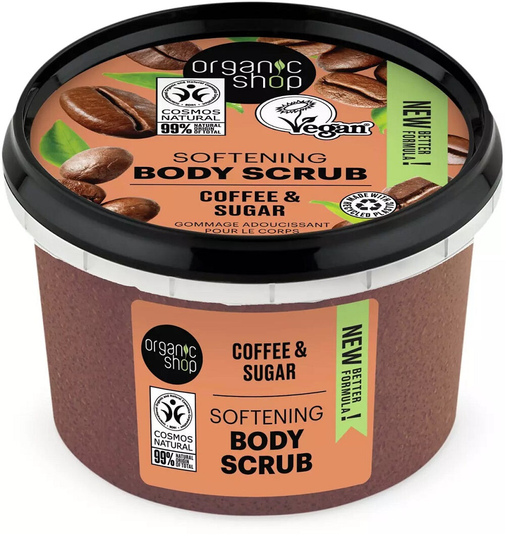 

Organic Shop Смягчающий скраб для тела Смягчающий скраб для тела Кофе и сахар 250мл
