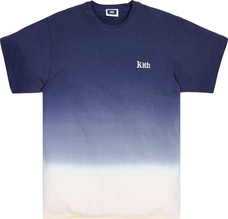 Футболка Kith Dip Dye Tee 'Blue', синий - фото