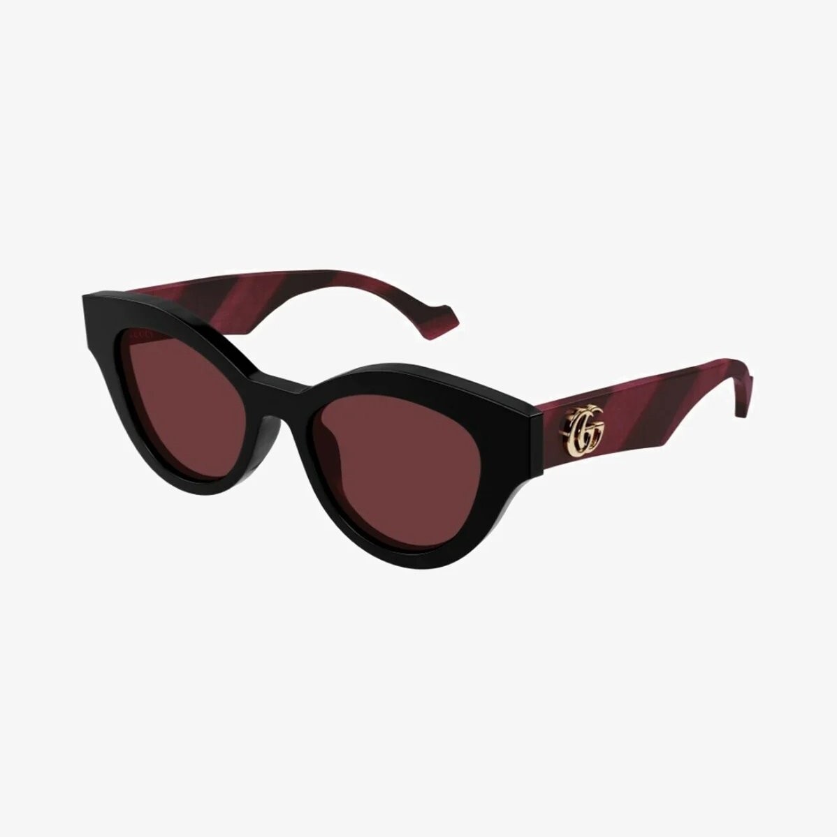 

Солнцезащитные очки Gucci GG0957S, бордовый/чёрный