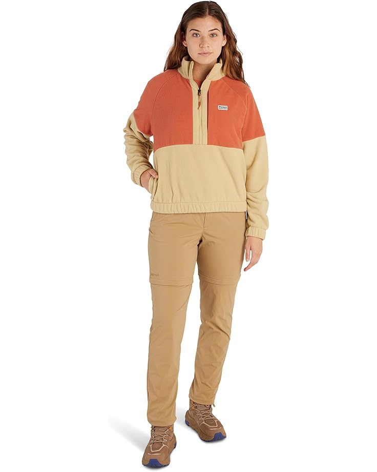 Куртка Marmot Retro Rocklin 1/2 Zip, цвет Light Oak/Auburn