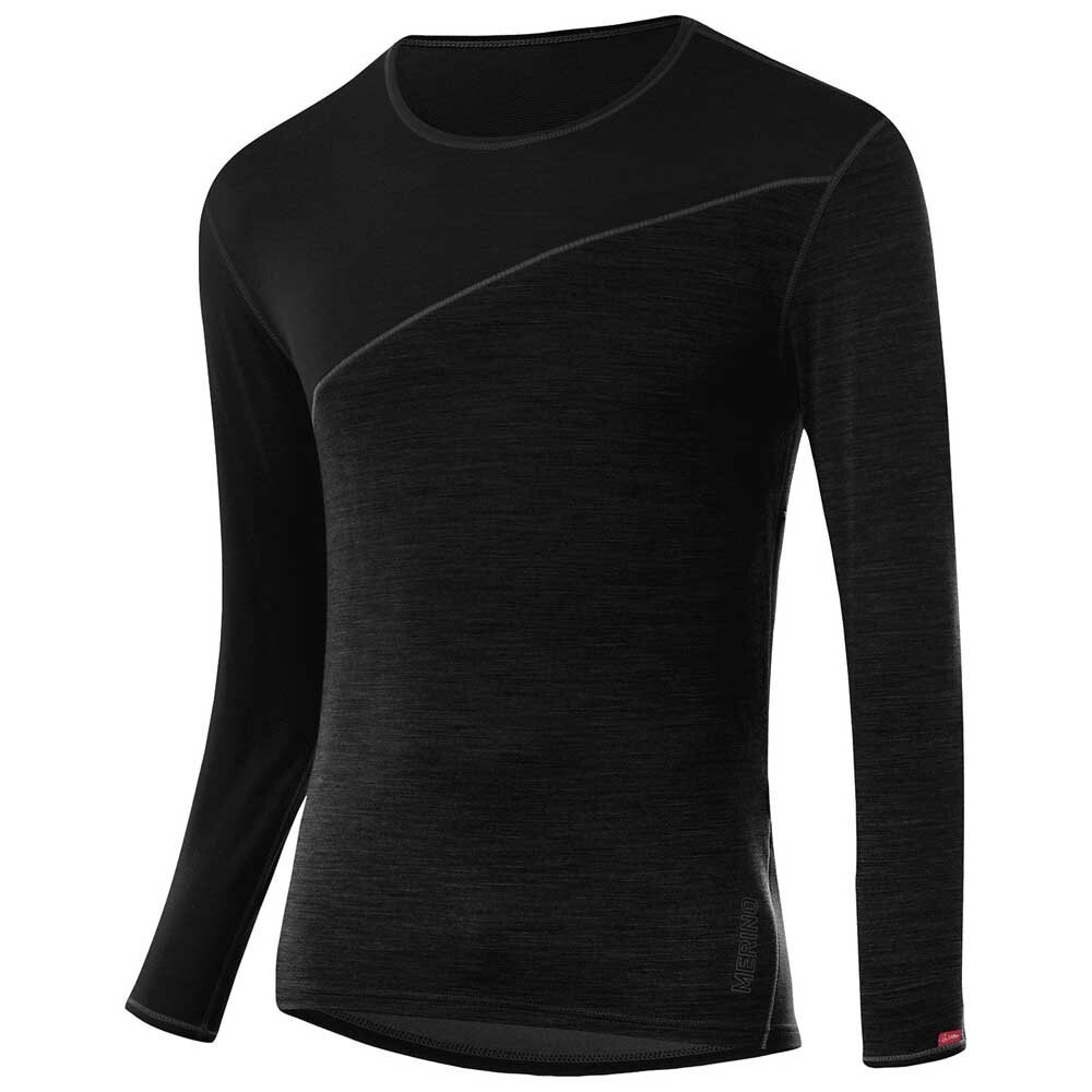 

Базовый слой с длинным рукавом Loeffler Transtex Merino, черный