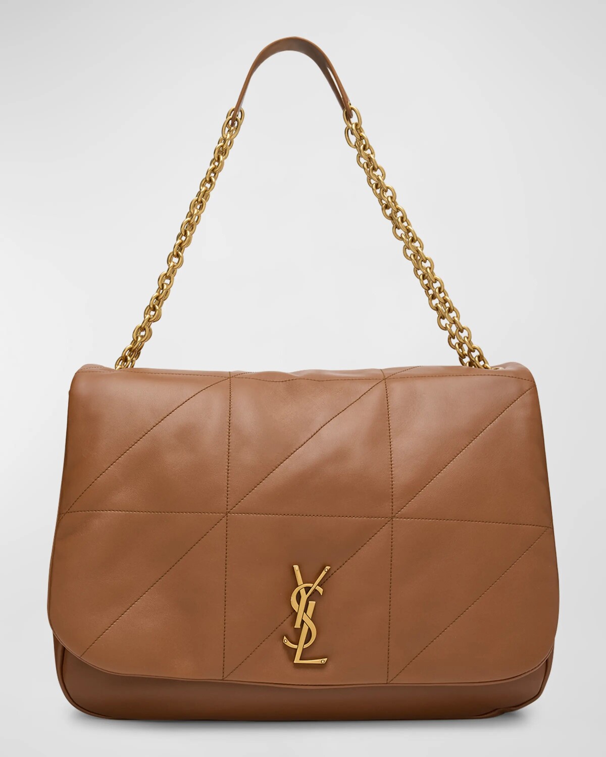 

Сумка через плечо Jamie 4.3 Maxi YSL из гладкой кожи Saint Laurent, цвет Light Fox