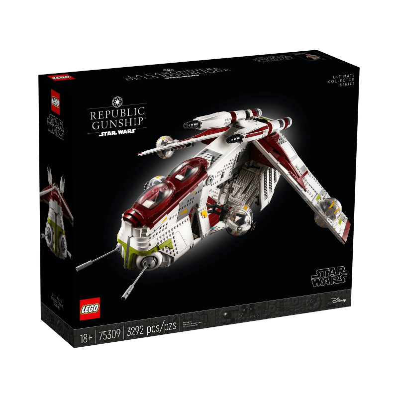 Конструктор Lego Star Wars 75309 - Боевой корабль Республики конструктор lego star wars 75309 боевой корабль республики 3292 дет