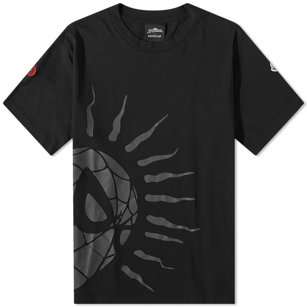 

Футболка Moncler x Spiderman Side Print Tee, Черный, Футболка Moncler x Spiderman Side Print Tee