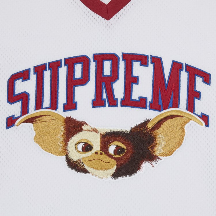 Футболка Supreme Gremlins Hockey Jersey 'White', белый – заказать