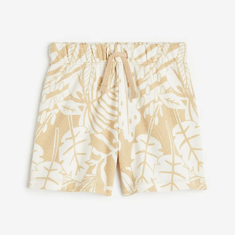 

Шорты H&M Kids Tropical Leaves, бежевый
